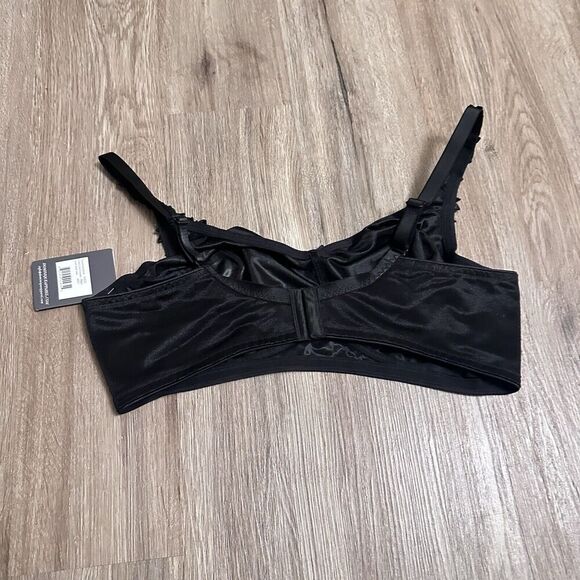 NWT DOMINIQUE Jillian Everyday Wire Free Minimizer Bra In Black Size 44C - Picture 4 of 5